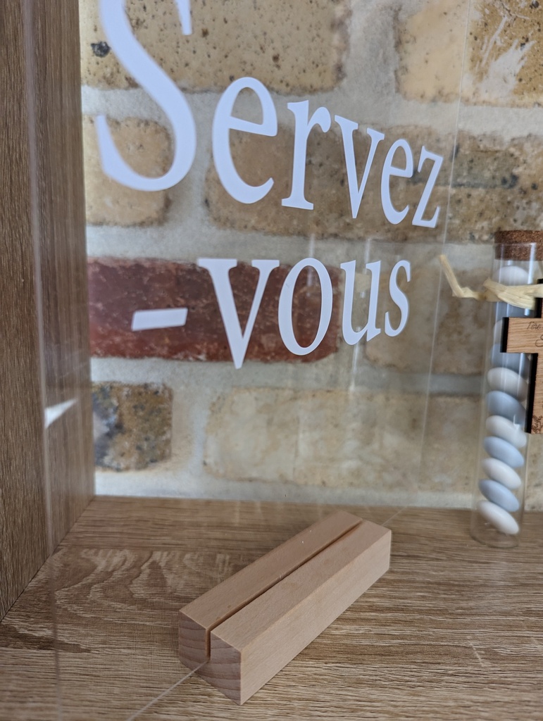 Pancarte de bienvenue en plexiglass