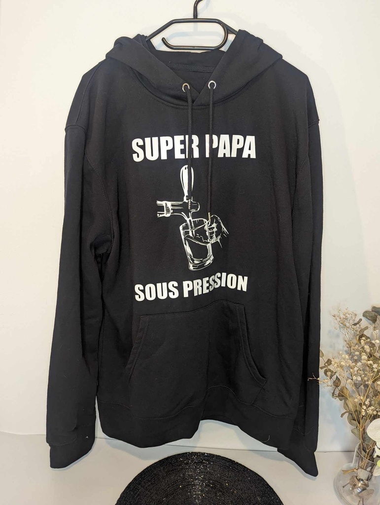 Sweat XL papa sous pression