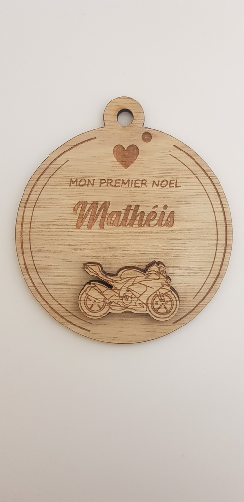 Boule de noël Moto