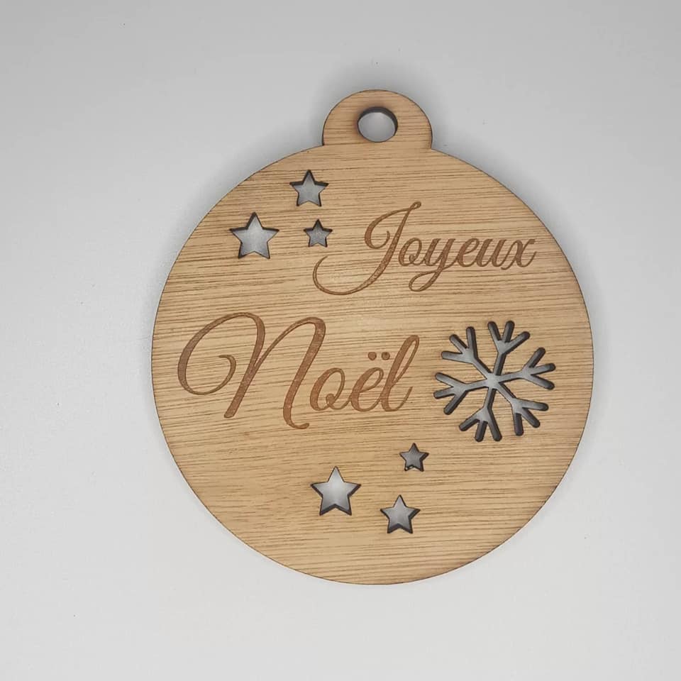 Boule de Noël "Joyeux Noël"