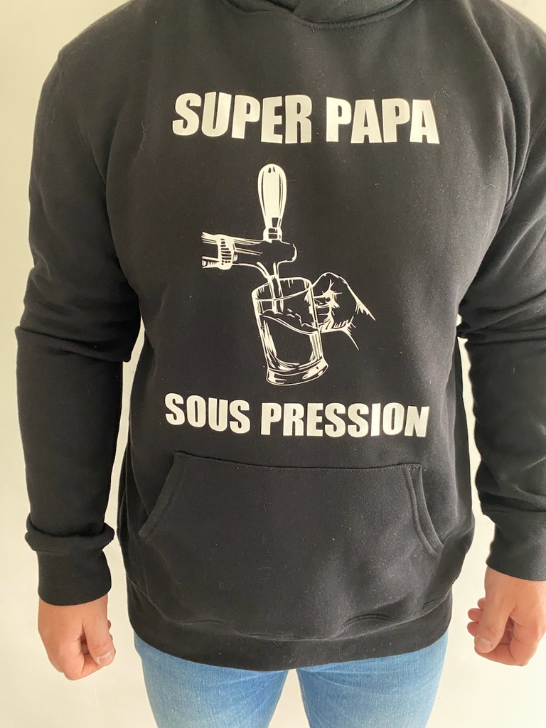 Sweat XL papa sous pression